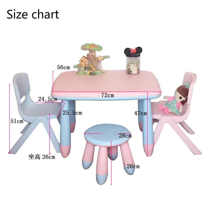 Размеры детского столика и стульчика своими руками