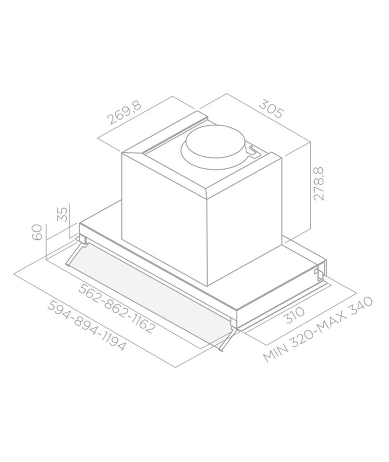 Elica hidden ix a 90