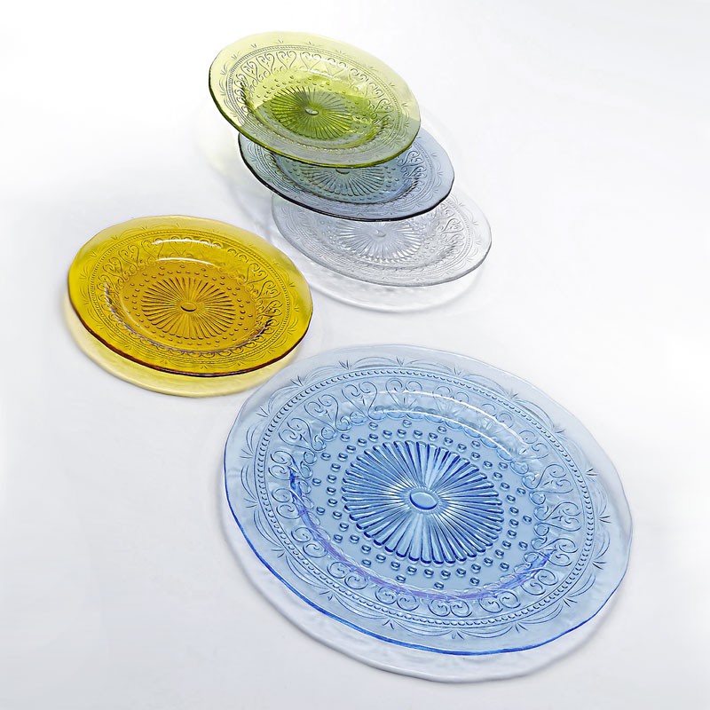 Купить посуду стекло недорого. Zafferano тарелка стекло. Тарелка, 28 см Zafferano. Стеклянная посуда Пашабахче. Platinium Home набор тарелок Glass Plate.