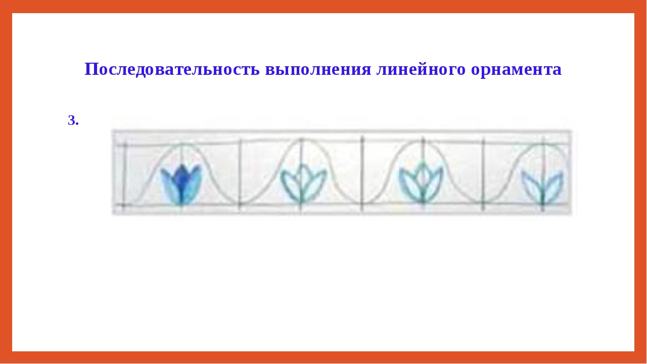 Узор изо 2 класс. Орнамент последовательность выполнения. Последовательность линейного орнамента. Линейный орнамент 2 класс. Этапы выполнения линейного орнамента.