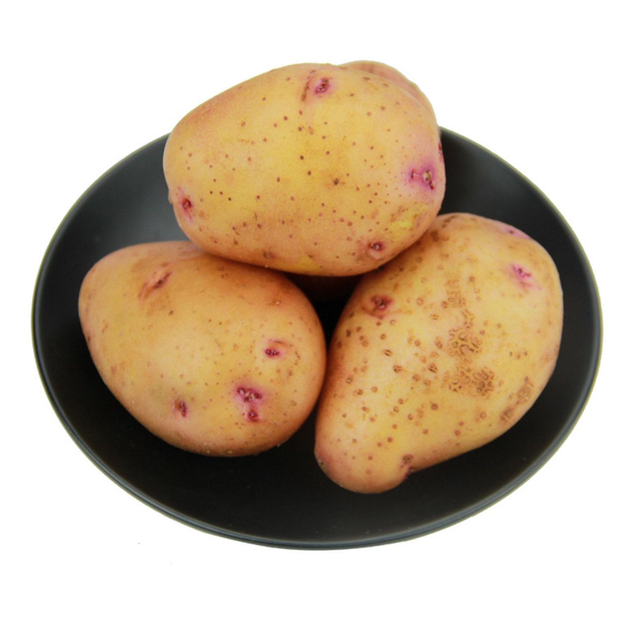 Картофель округлой формы. Картофель Пикассо. Сорт картофеля с розовыми глазками. Белый картофель с розовыми глазками. Сорт картофеля с красными глазами.