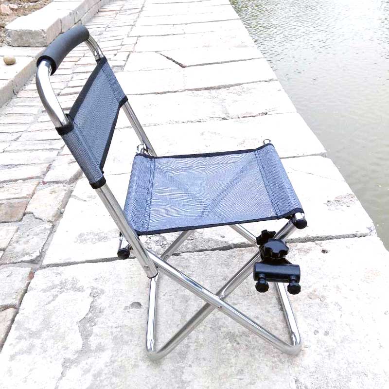 Самодельный рыболовный стул со спинкой - фото