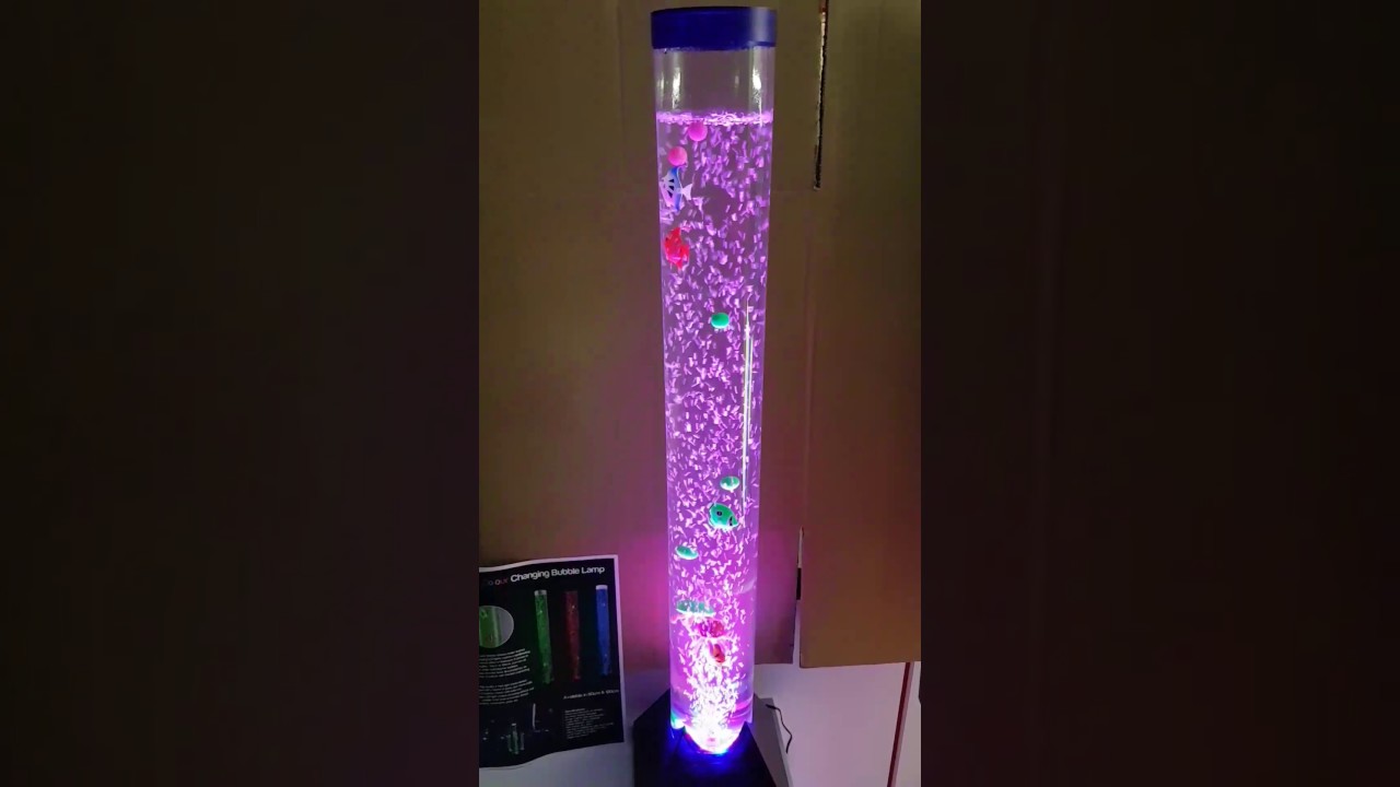 Фото лампа с пузырьками