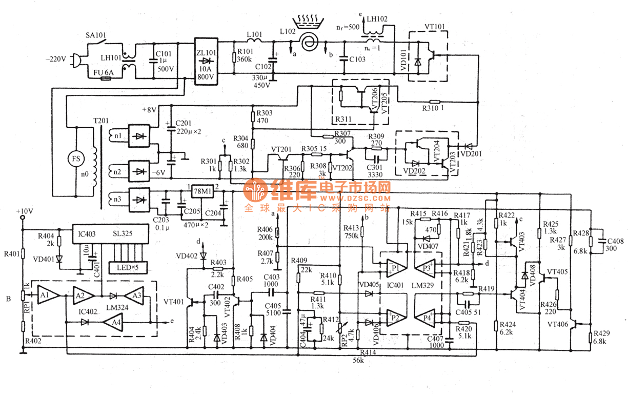 Индукционная плита схема электрическая