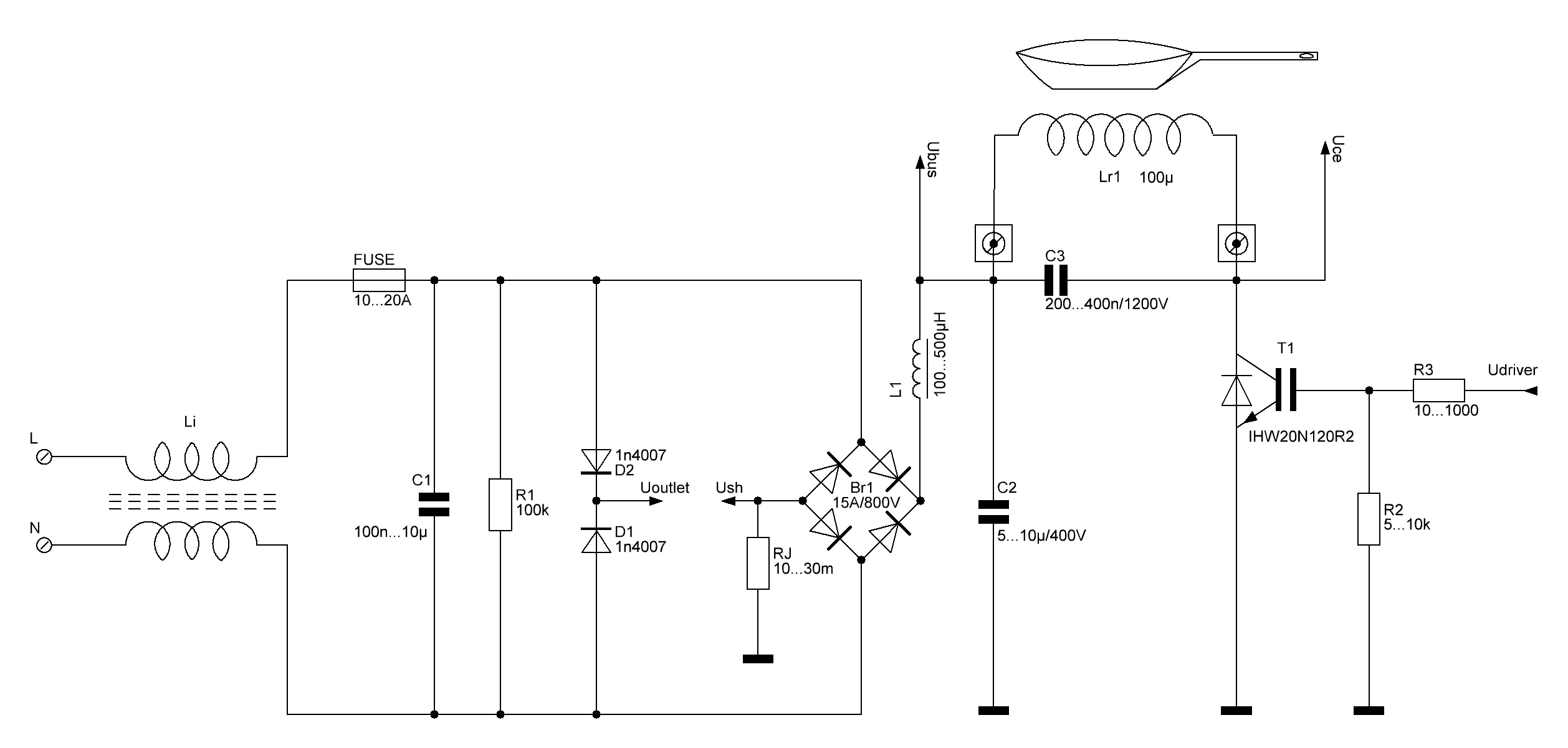 Схема индукционной плиты kitfort kt 109