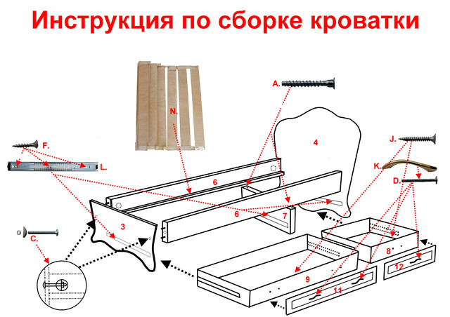 Мир колибри детская кровать