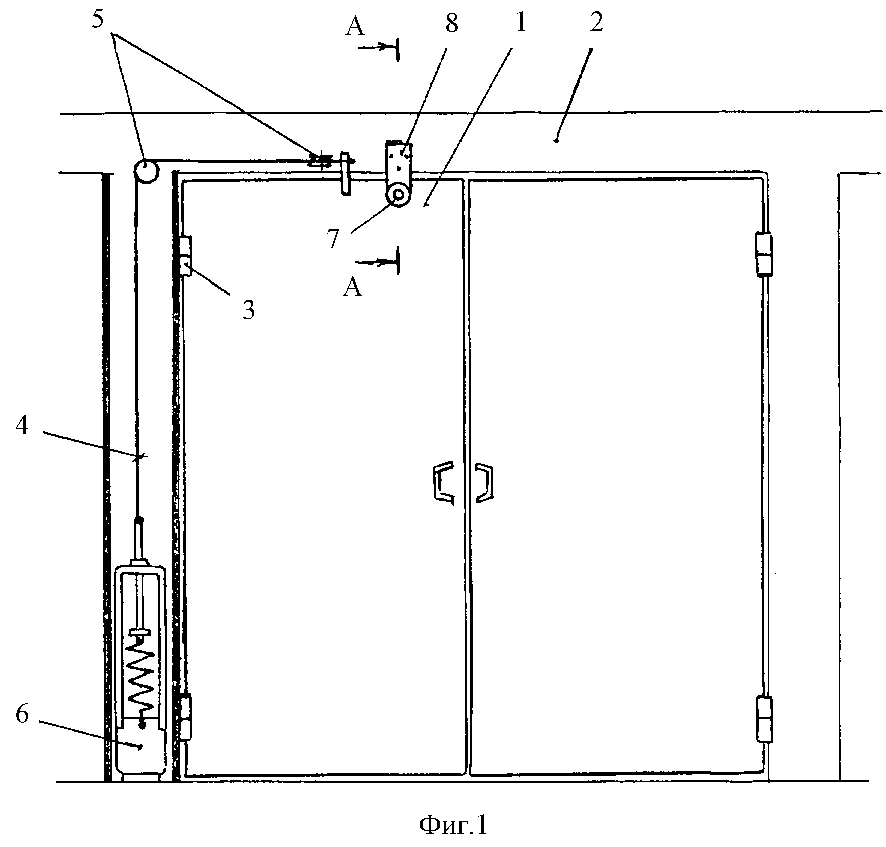 Схема автоматический закрыватель дверей
