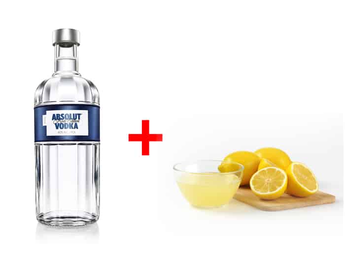 водка и лимонный сок - избавиться от запаха в холодильнике