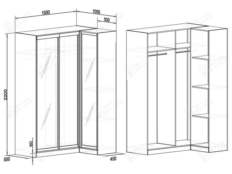 Дятьково концепт угловой шкаф сборка