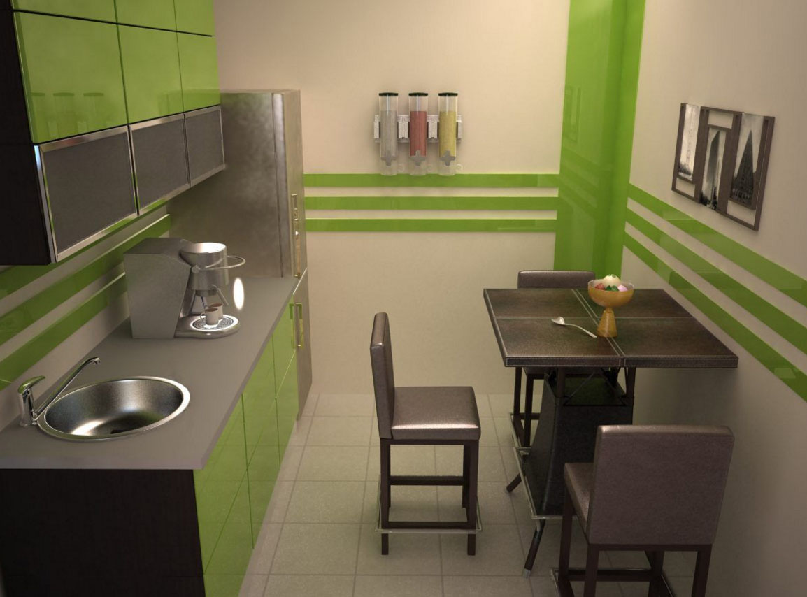 Decorating a small kitchen