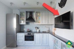 телевизор на кухне