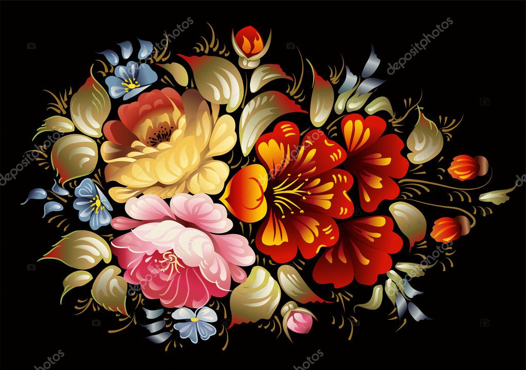 depositphotos 16780633 stock illustration russian tray vector