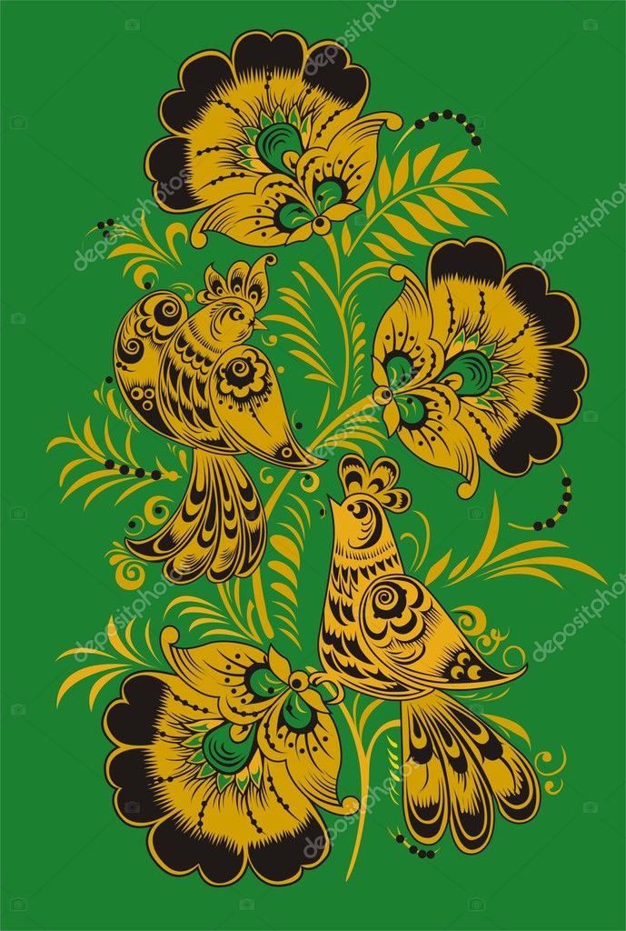 depositphotos 1663337 stock illustration vector illustration of floral ornament