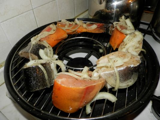Рыба на сковороде газ гриль рецепты с фото