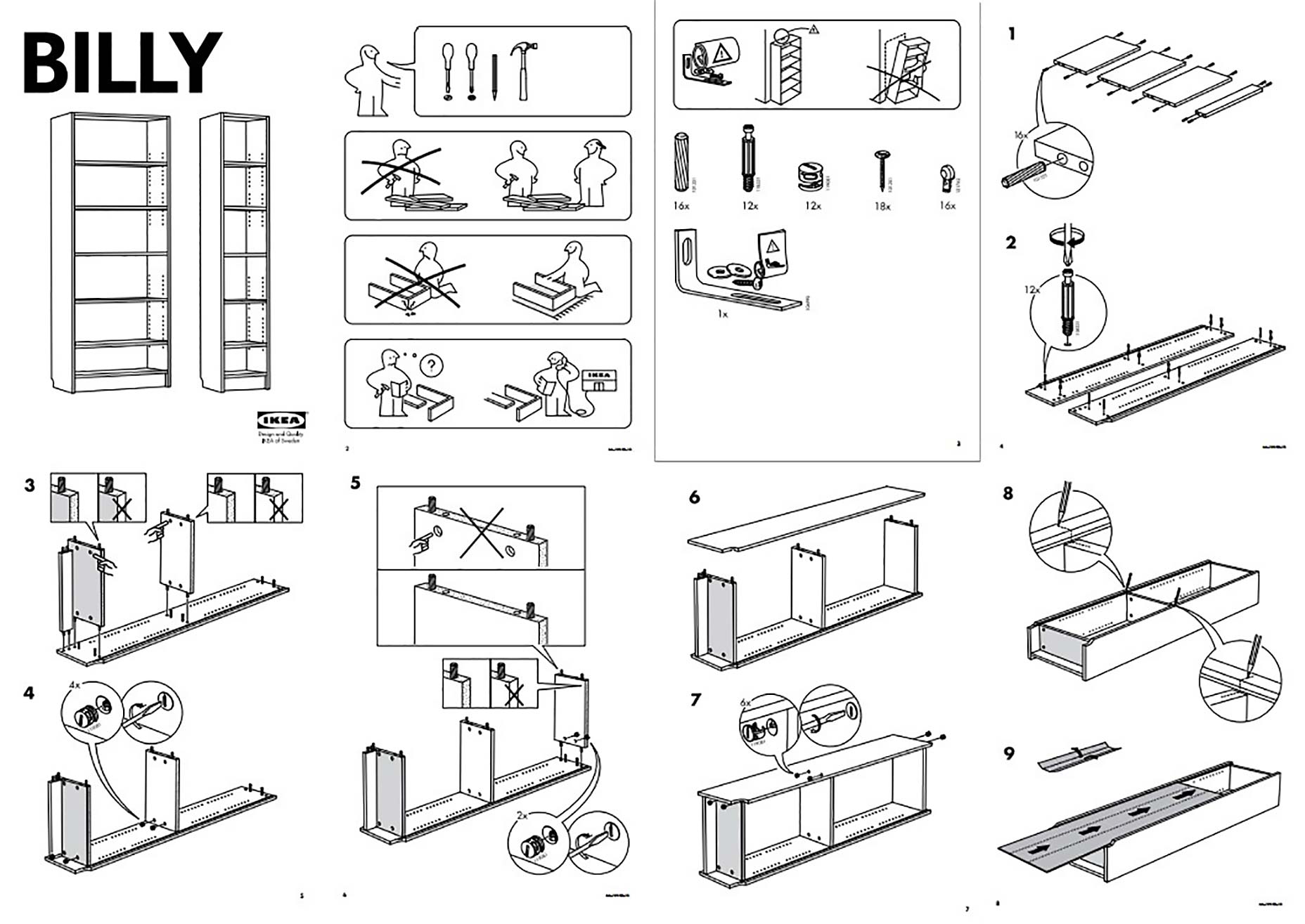 инструкции по сборке мебели шкафов