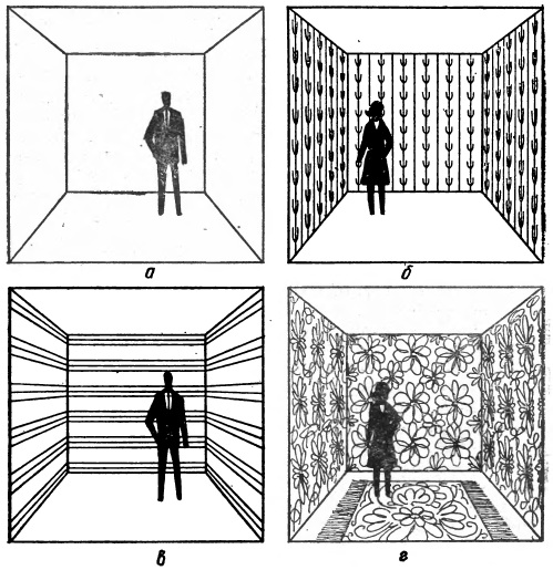 Какой рисунок обоев уменьшает пространство